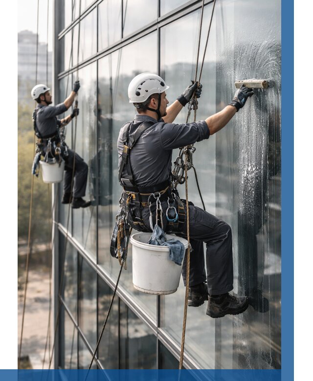 Мойка сплошного остекления в Канаше, заказать от 308 р.| ВЫСОТНИК-Кна