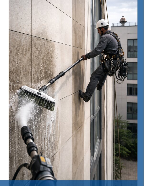 Мойка фасада из керамогранита в Канаше от 308 р. | ВЫСОТНИК-Кна