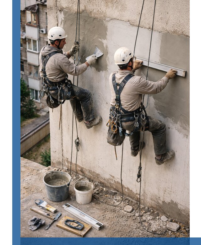 Комплексный ремонт штукатурного фасада с гарантией в Канаше