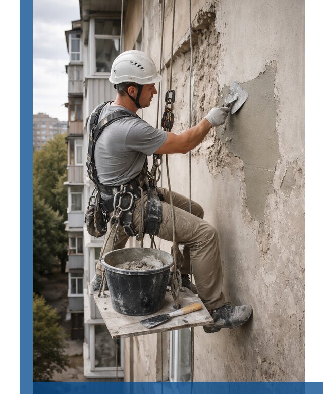Восстановление фасадной штукатурки в Канаше с гарантией качества