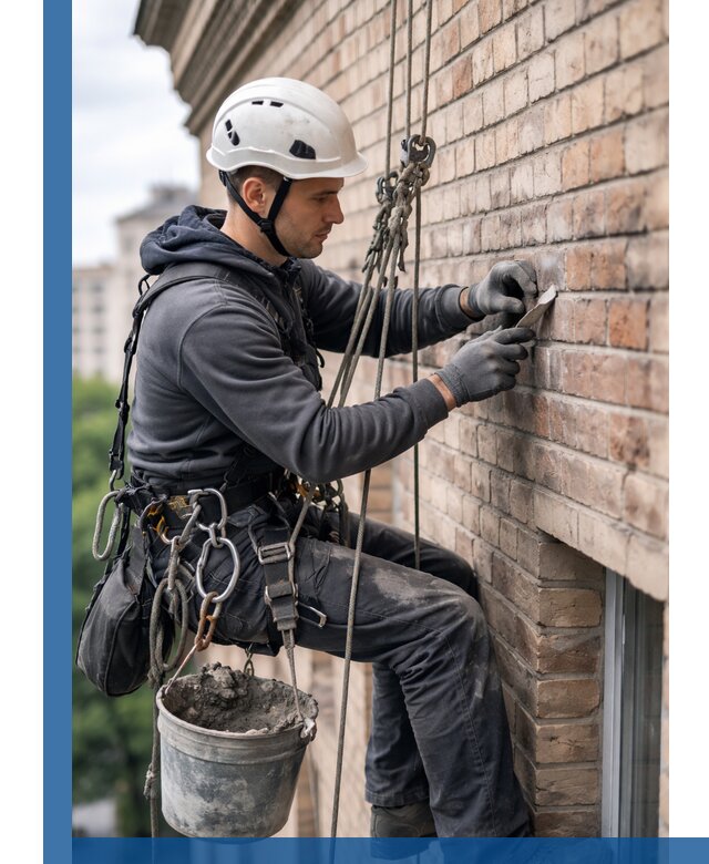 Качественный ремонт кирпичной кладки фасада в Канаше с гарантией