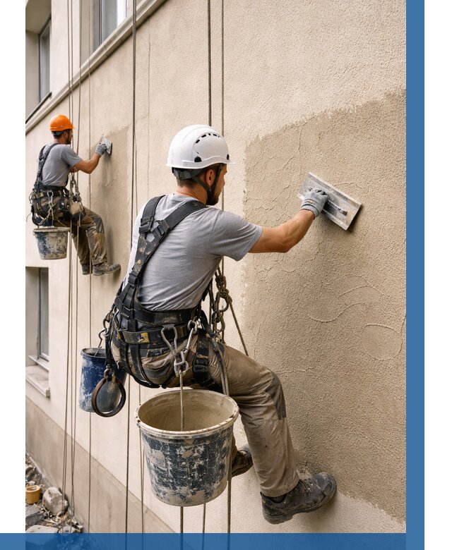 Декоративная штукатурка фасада в Канаше от 1233 р. | ВЫСОТНИК-Кна