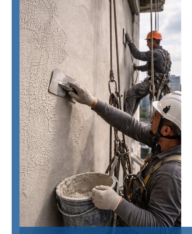 Декоративная штукатурка фасада с утеплением и защитой в Канаше