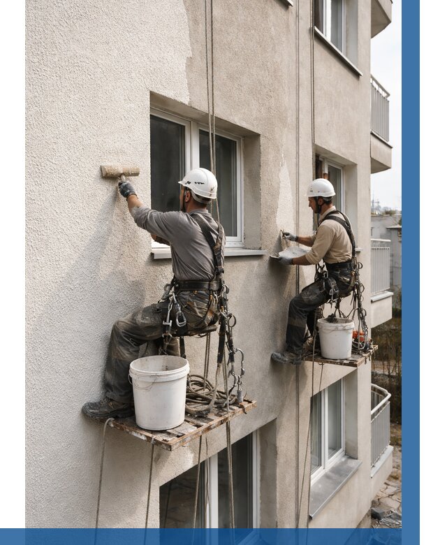 Нанесение короеда на фасад в Канаше от 462 р. | ВЫСОТНИК-Кна