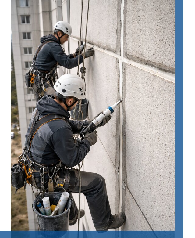 Герметизация межпанельных швов в Канаше от 719 р. | ВЫСОТНИК-Кна