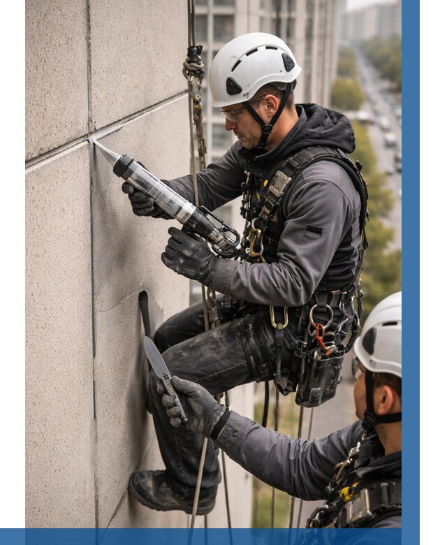 Первичная герметизация швов в Канаше от 616 р. | ВЫСОТНИК-Кна