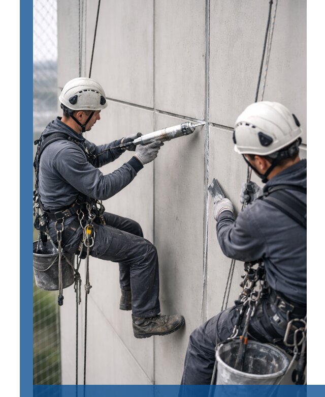 Первичная герметизация швов фасадов и кровель в Канаше