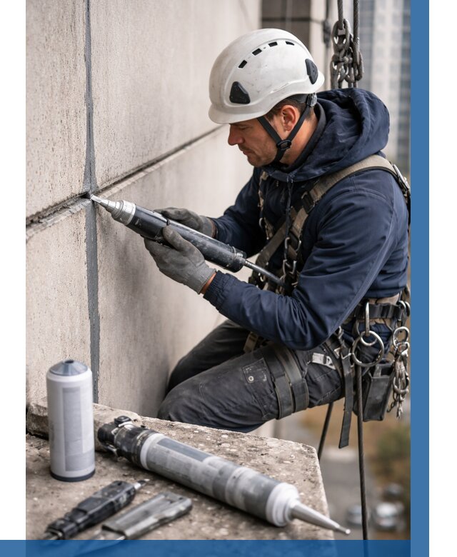 Вторичная герметизация швов в Канаше от 462 р. | ВЫСОТНИК-Кна