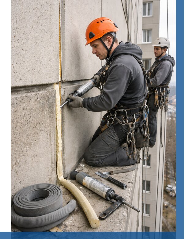 Теплый шов межпанельные швы в Канаше от 719 р. | ВЫСОТНИК-Кна