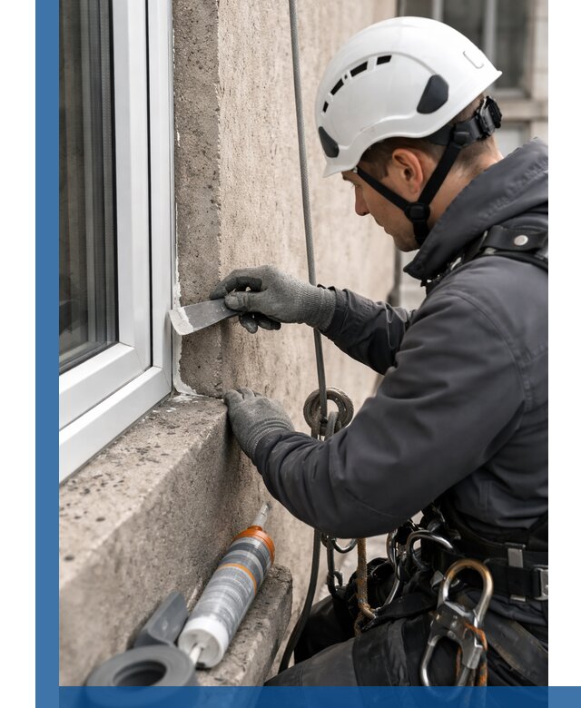 Герметизация монтажных швов окон в Канаше с гарантией качества