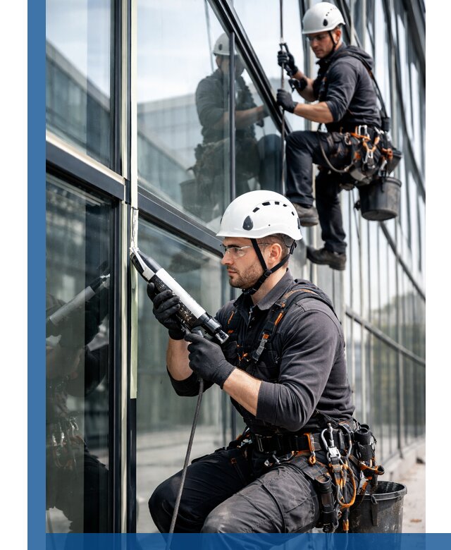 Герметизация витражных швов в Канаше для зданий и фасадов