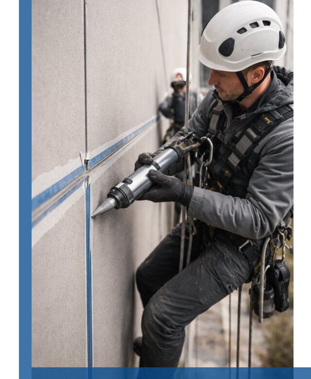 Герметизация стыков фасадных панелей в Канаше качественно и быстро