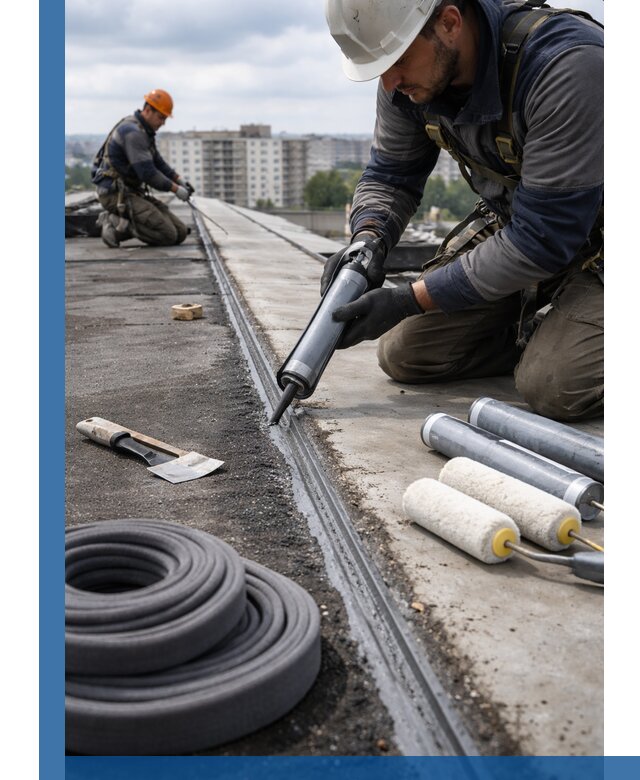 Герметизация швов кровли в Канаше с гарантией герметичности