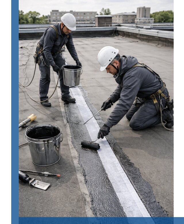 Гидроизоляция кровли мастикой в Канаше надежная защита