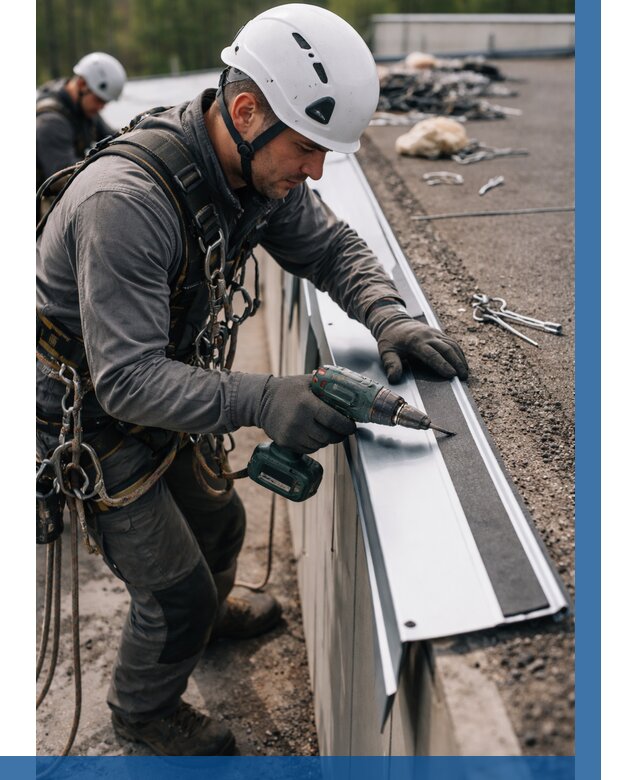 Монтаж капельника на кровле в Канаше от 308 р. | ВЫСОТНИК-Кна