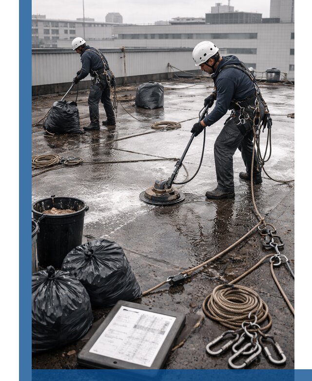 Плановая очистка кровли по графику в Канаше для безопасности