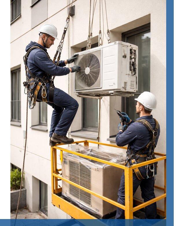 Демонтаж внешнего блока кондиционера в Канаше от 3595 р. | ВЫСОТНИК-Кна