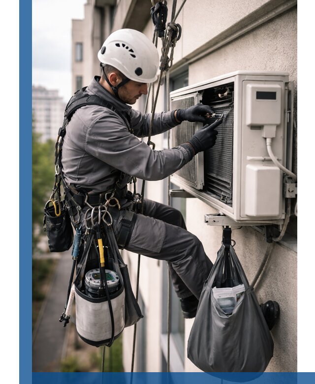 Обслуживание внешнего блока кондиционера в Канаше профессионально