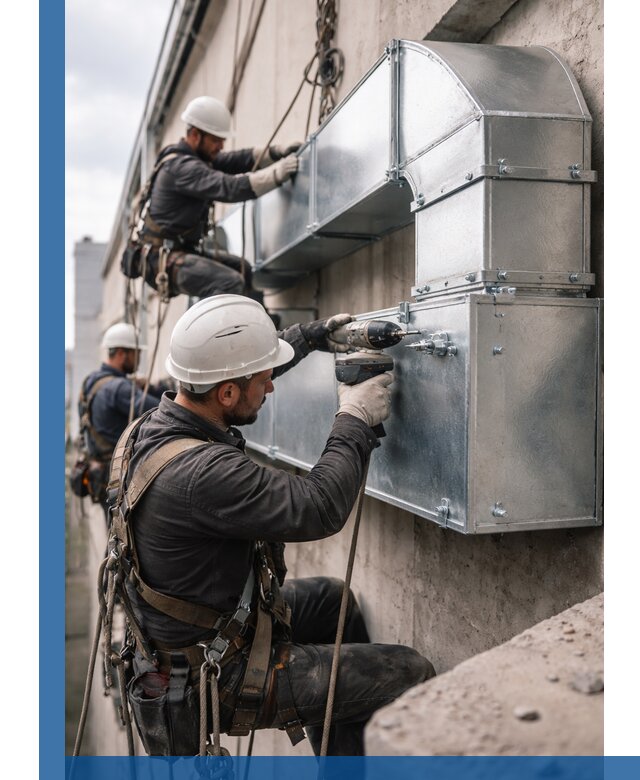 Профессиональный монтаж вентиляционных коробов в Канаше под ключ