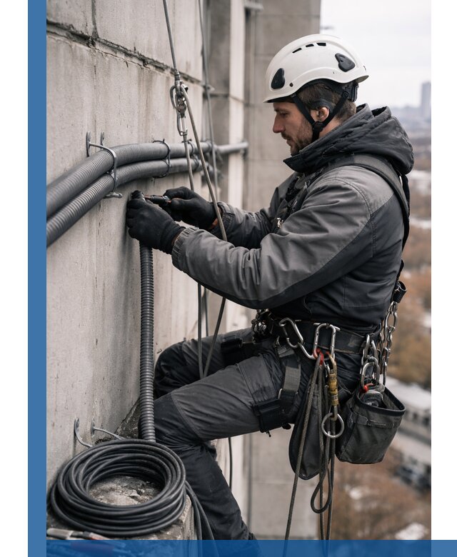 Профессиональный монтаж гофры для кабеля в Канаше с гарантией