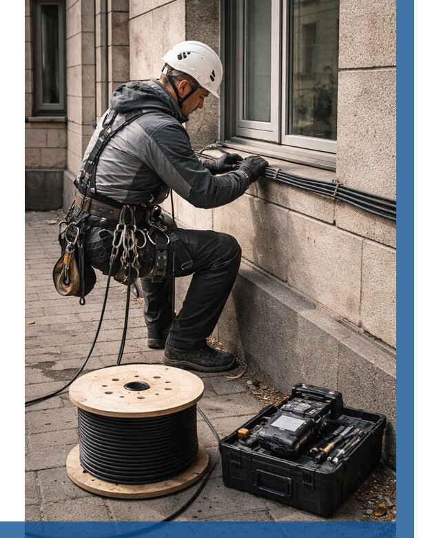 Прокладка оптоволоконного кабеля в Канаше от 822 р. | ВЫСОТНИК-Кна