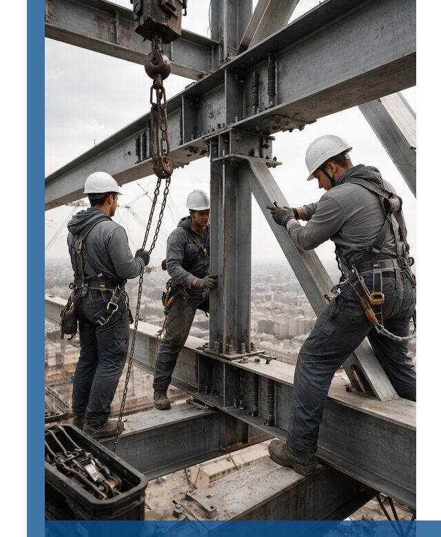 Профессиональный монтаж металлоконструкций на высоте в Канаше