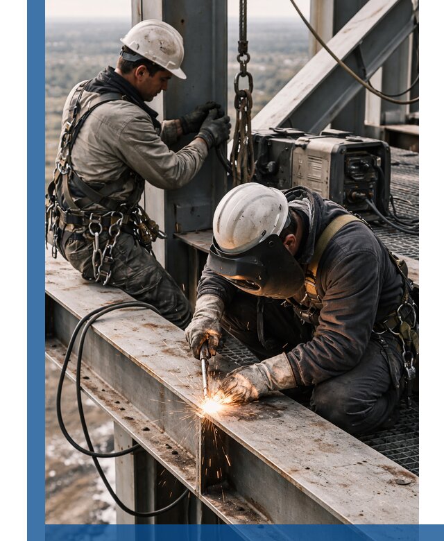 Высотные сварочные работы в Канаше для промышленных объектов