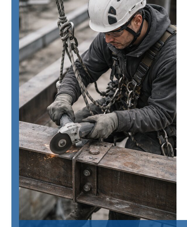 Резка металла на высоте в Канаше для зданий и конструкций