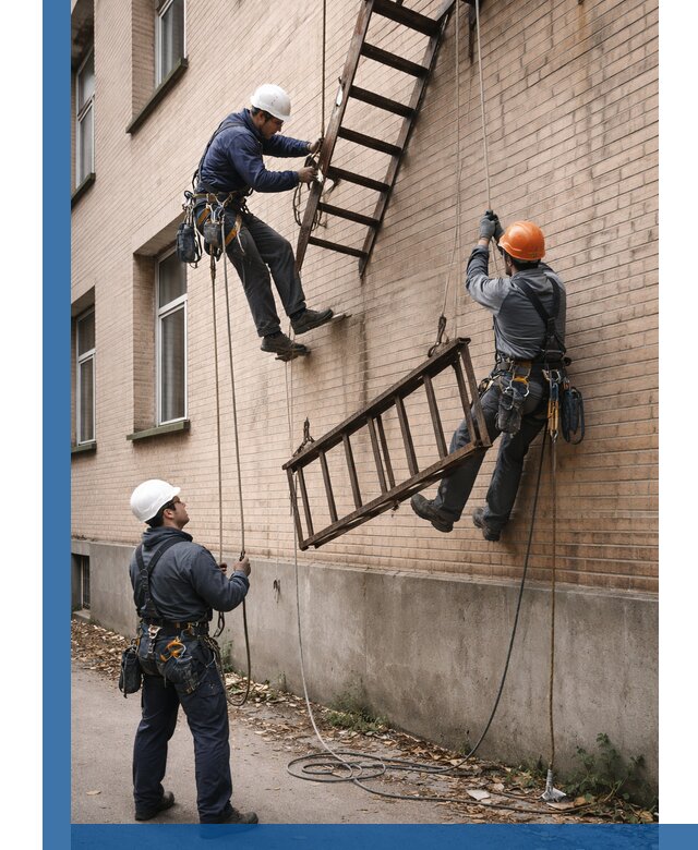 Демонтаж пожарной лестницы в Канаше быстро и безопасно