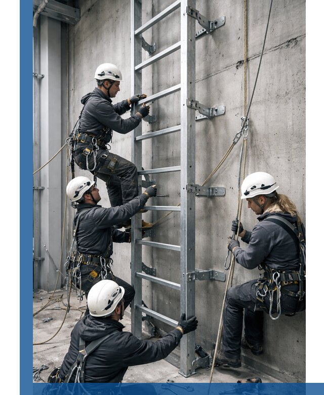 Монтаж металлических лестниц в Канаше под ключ со гарантией