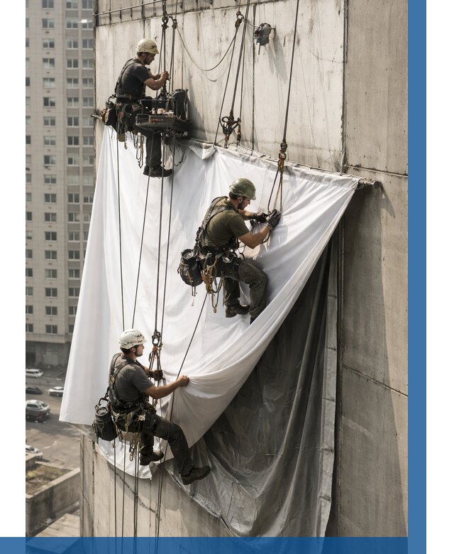 Замена баннерного полотна в Канаше от 6677 р. | ВЫСОТНИК-Кна—заказать