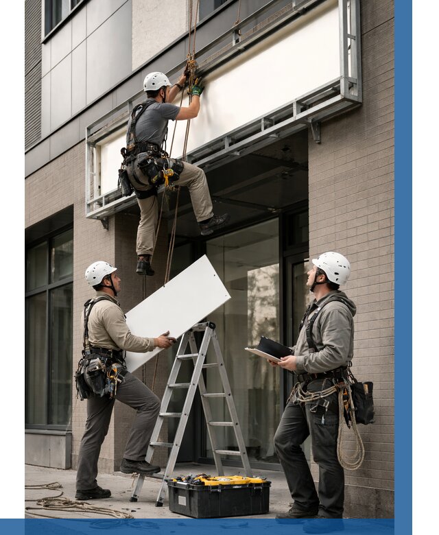 Монтаж светового короба в Канаше от 6677 р. | ВЫСОТНИК-Кна