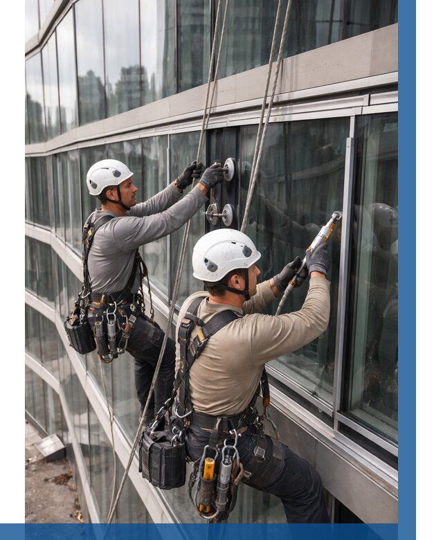 Радиусное остекление фасада в Канаше от 12326 р. | ВЫСОТНИК-Кна