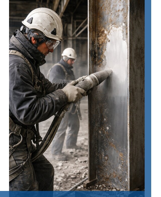 Удаление старой краски с металла в Канаше от 462 р. | ВЫСОТНИК-Кна