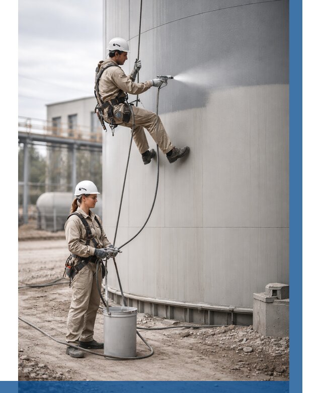 Покраска резервуаров в Канаше от 1233 р. | ВЫСОТНИК-Кна — заказать