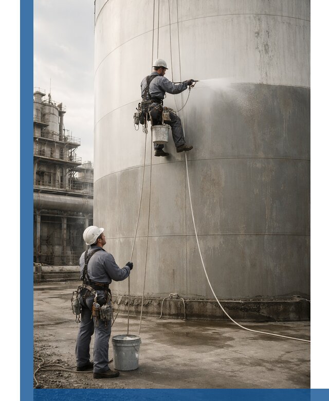 Покраска стальных резервуаров и емкостей в Канаше профессионально