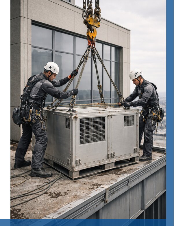 Такелажные работы на высоте в Канаше от 8218 р. | ВЫСОТНИК-Кна