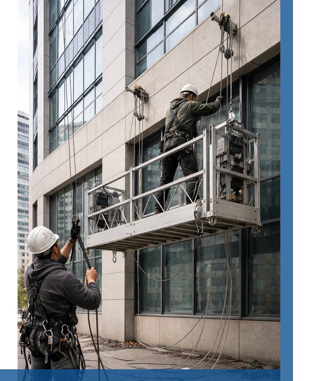 Монтаж и подъем фасадной люльки в Канаше от 12326 р. | ВЫСОТНИК-Кна