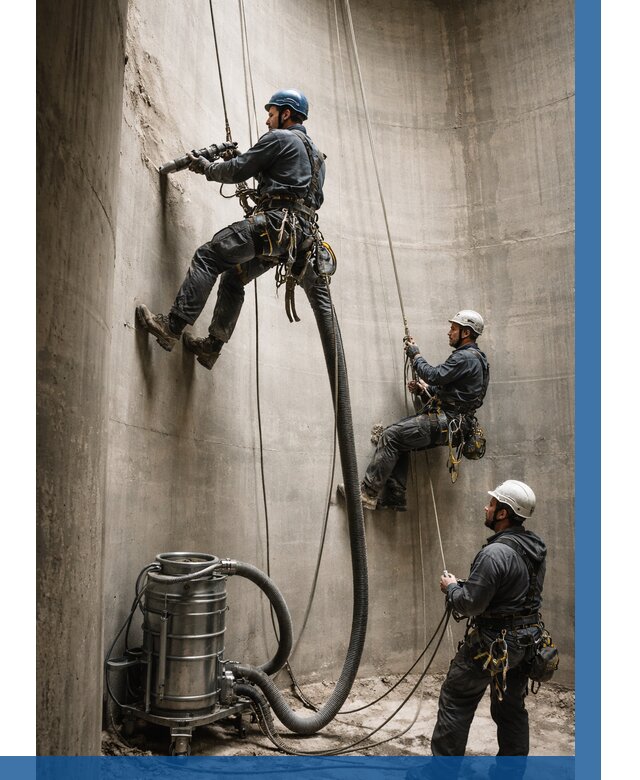 Зачистка силосов в Канаше от 4622 р. Договор и смета ВЫСОТНИК-Кна