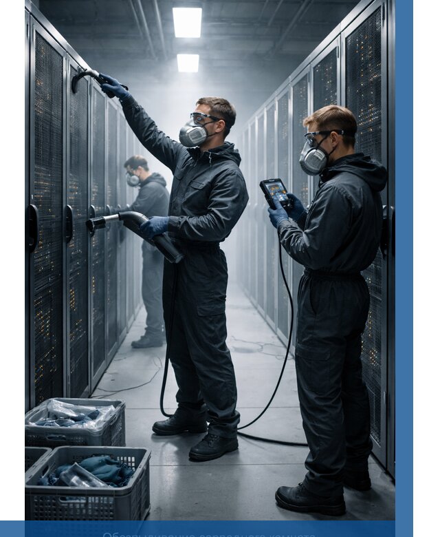 Обеспыливание серверной комнаты в Канаше от 4622 р. | ВЫСОТНИК-Кна