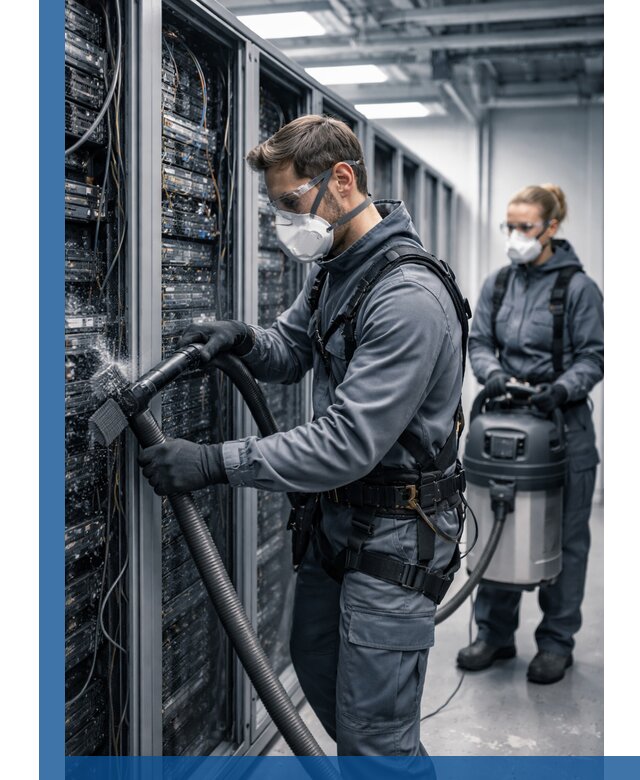 Обеспыливание серверной комнаты в Канаше, профессиональная очистка