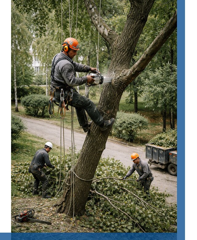 Кронирование деревьев в Канаше от 6677 р. | ВЫСОТНИК-Кна