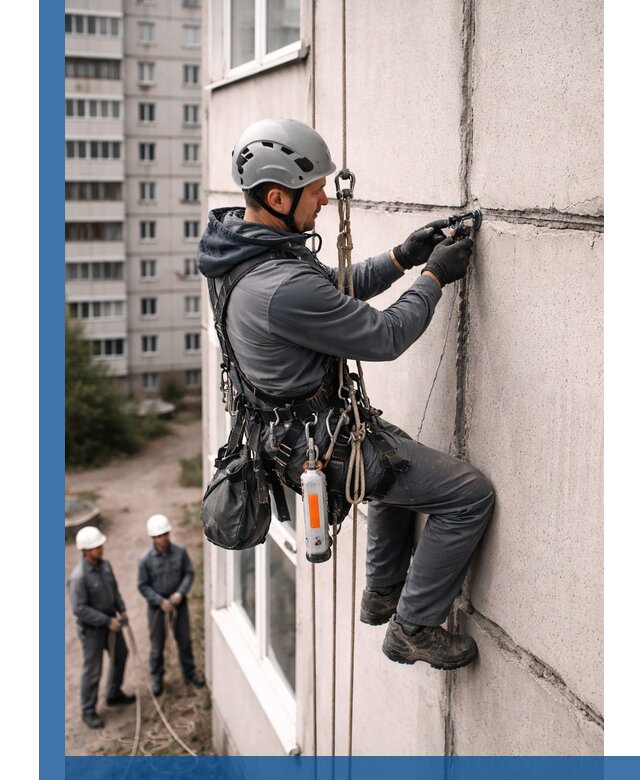 Обследование межпанельных швов и герметизация в Канаше