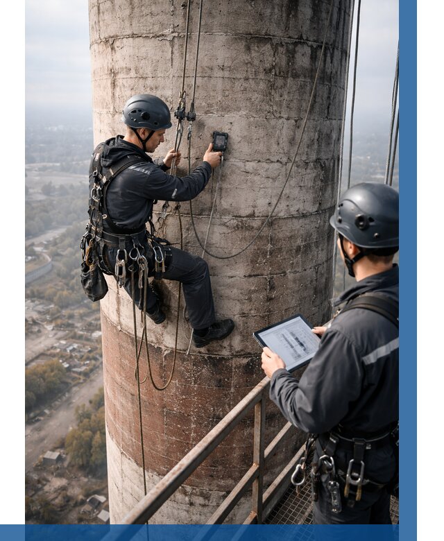Обследование дымовой трубы в Канаше от 8218 р. | ВЫСОТНИК-Кна